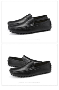 DEKABR Size 49 Men Casual Shoes Fashion Men Shoes Genuine Leather Men Moccasins !!