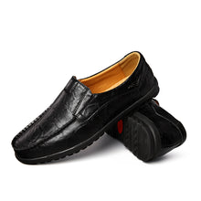 Load image into Gallery viewer, Luxury Brand 2019 Genuine Leather Men Casual Shoes , Moccasins Breathable Slip on Black Driving Shoes Plus Size 37-47 !!