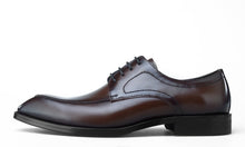 Load image into Gallery viewer, Classic European Style Mens Shoes Top Cow Leather Lace Up Smooth for Wedding Party Office Business !!