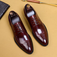 Load image into Gallery viewer, Luxury Brand Men Oxfords Shoes Wedding Genuine Leather Formal Business !