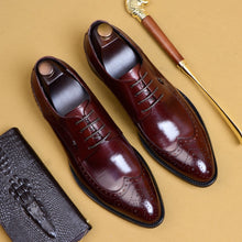 Load image into Gallery viewer, Luxury Brand Men Oxfords Shoes Wedding Genuine Leather Formal Business !