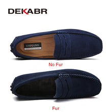 Load image into Gallery viewer, DEKABR Size 49 Men Casual Shoes Fashion Men Shoes Genuine Leather Men Moccasins !!