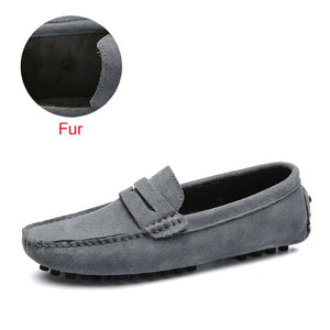 DEKABR Size 49 Men Casual Shoes Fashion Men Shoes Genuine Leather Men Moccasins !!