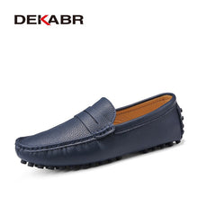 Load image into Gallery viewer, DEKABR Size 49 Men Casual Shoes Fashion Men Shoes Genuine Leather Men Moccasins !!