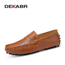 Load image into Gallery viewer, DEKABR Size 49 Men Casual Shoes Fashion Men Shoes Genuine Leather Men Moccasins !!