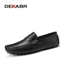 Load image into Gallery viewer, DEKABR Size 49 Men Casual Shoes Fashion Men Shoes Genuine Leather Men Moccasins !!