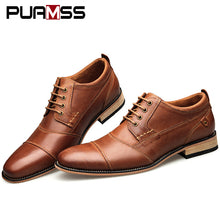 Load image into Gallery viewer, Brand Men Shoes Top Quality Oxfords British Style Shoes Business Formal Plus Size 50 !!